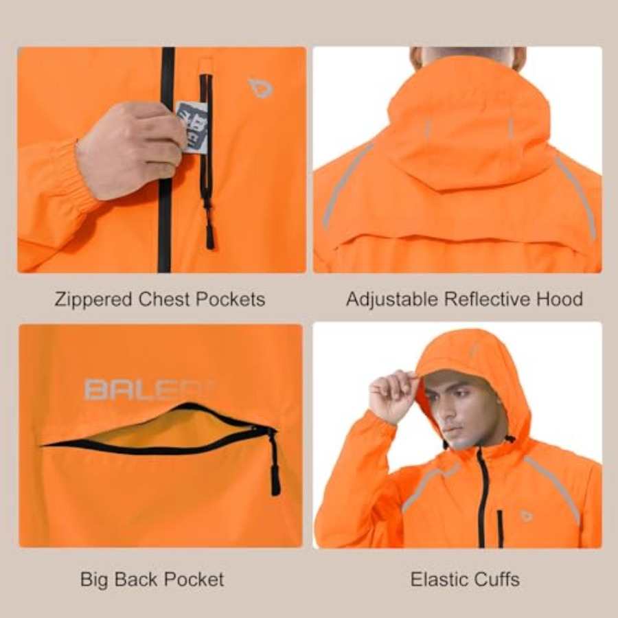 Men's Rain Jacket Waterproof W - مراجعة Running Gear In Rain وسعره