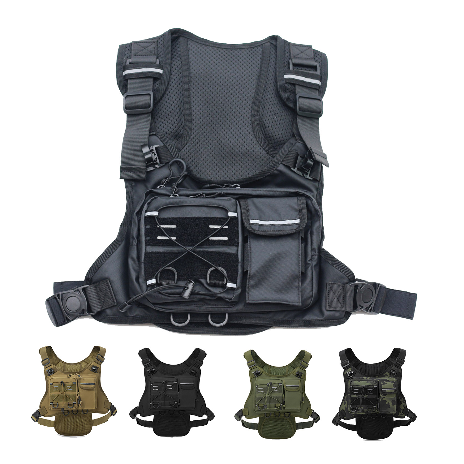 Tactical Vest Chest Bag Lightw - مراجعة Running Gear Bag For Men وسعره