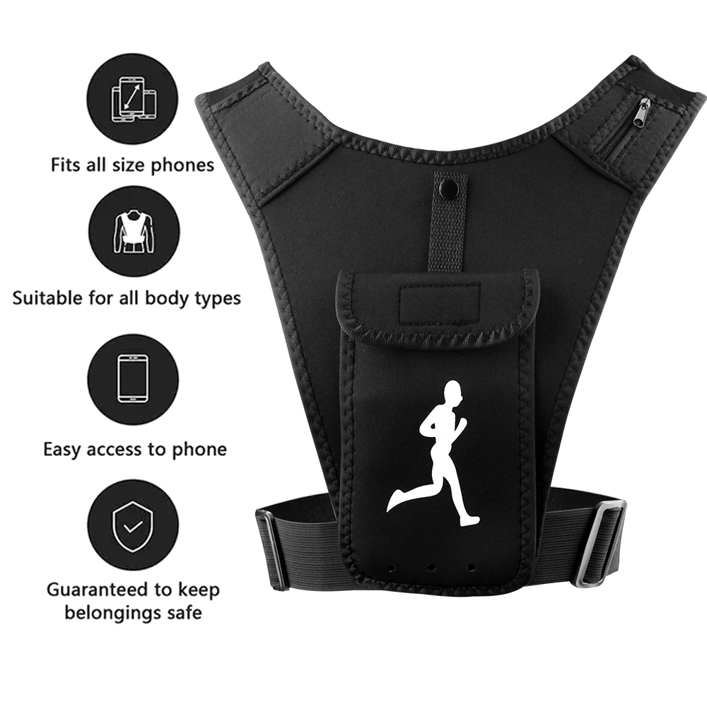 Adjustable Running Vest Phone  - مراجعة Running Gear Cool وسعره