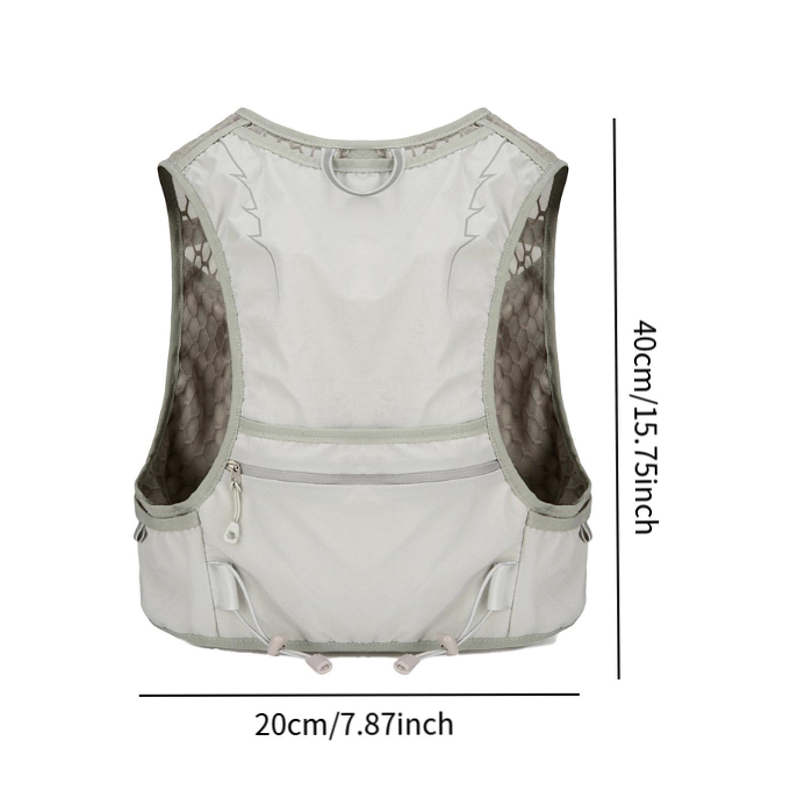 Hydration Vest with Multiple P - مراجعة Running Gear Bag For Men وسعره