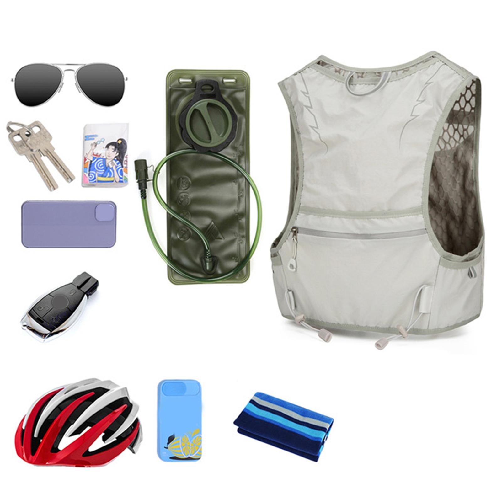Hydration Vest with Multiple P - مراجعة Running Gear Bag For Men وسعره
