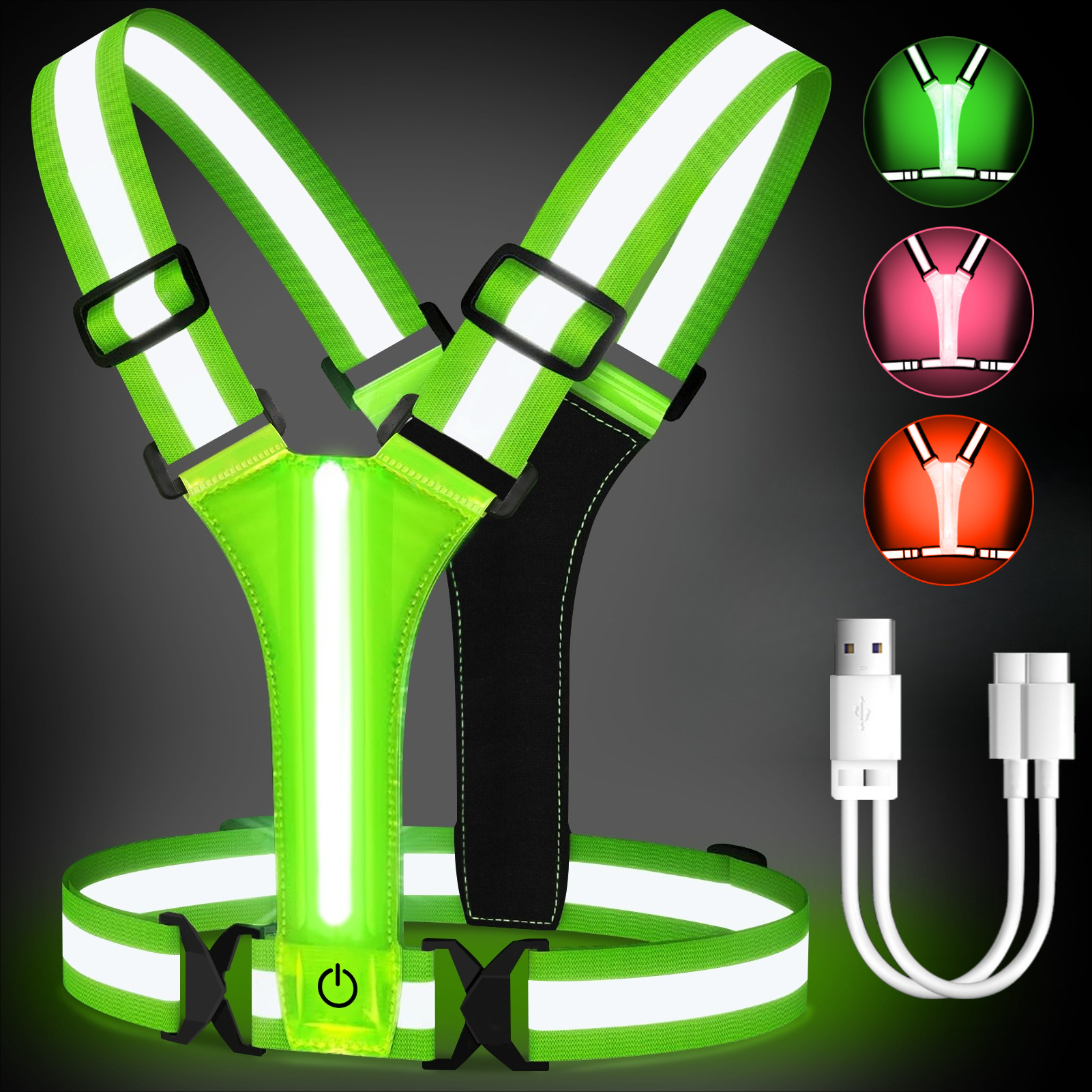 Outdoor Night Walking Safety V - مراجعة Running Gear Cool وسعره