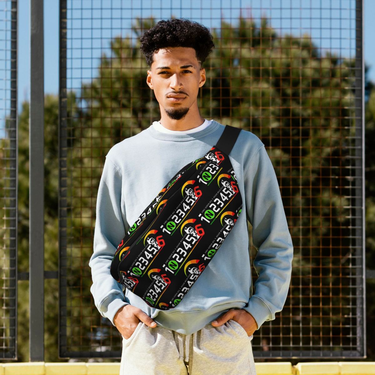 Crossbody Waist Bag 1N23456 Mo - مراجعة Running Gear Bag For Men وسعره