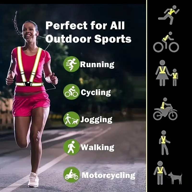 Reflective Vest Running Gear,  - مراجعة Running Gear Cool وسعره
