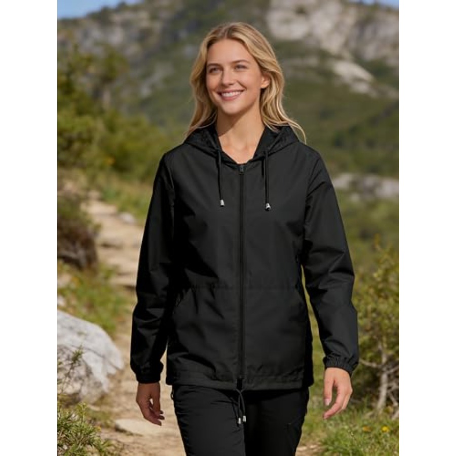 Womens Rain Jacket Lightweight - مراجعة Running Gear In Rain وسعره