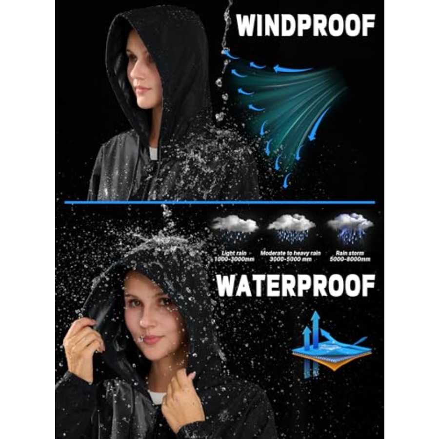 Womens Rain Jacket Lightweight - مراجعة Running Gear In Rain وسعره