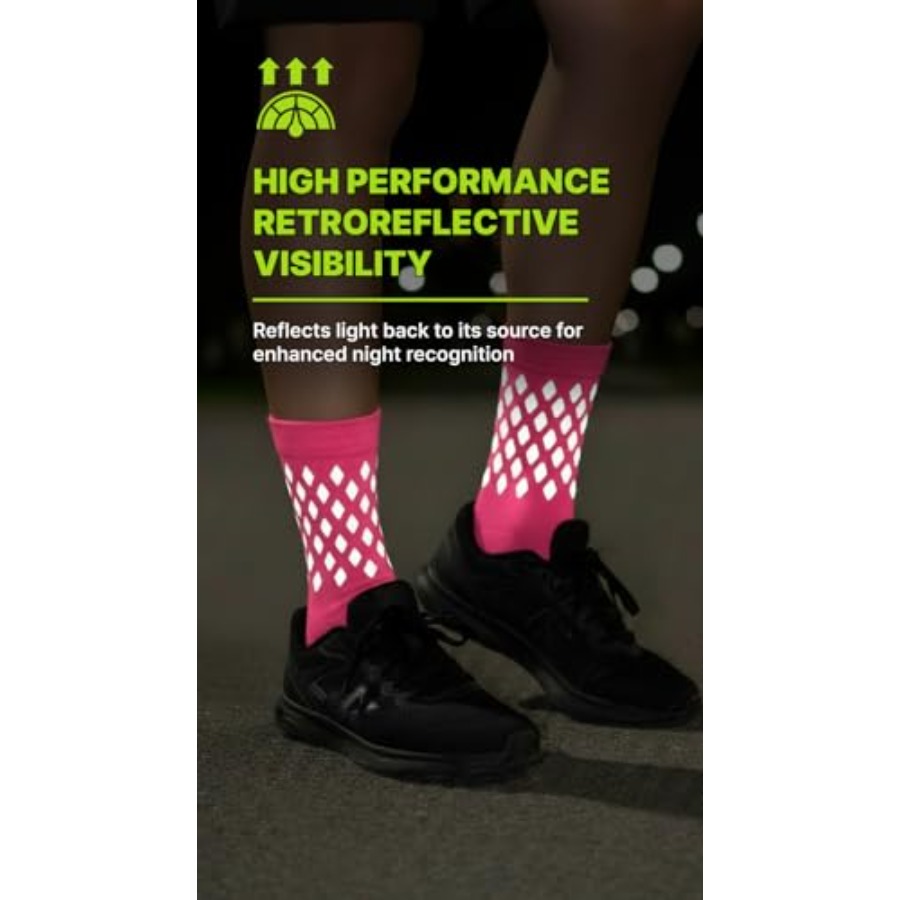 Reflective Socks for cycling a - مراجعة Running Gear For Night وسعره