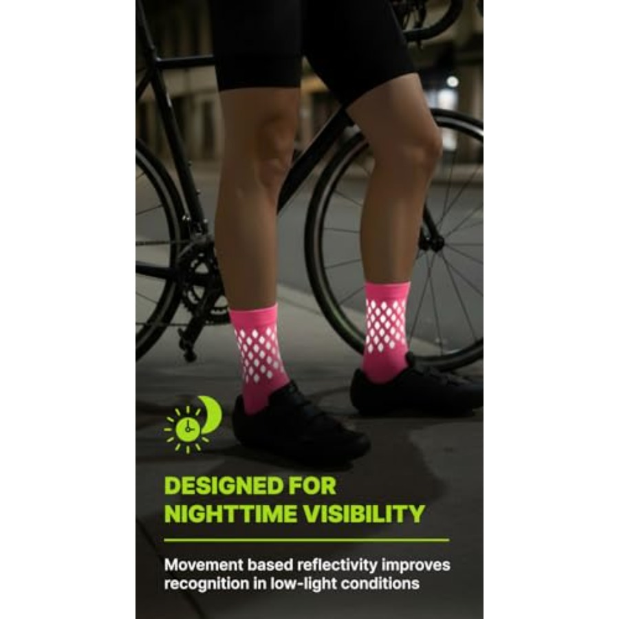Reflective Socks for cycling a - مراجعة Running Gear For Night وسعره