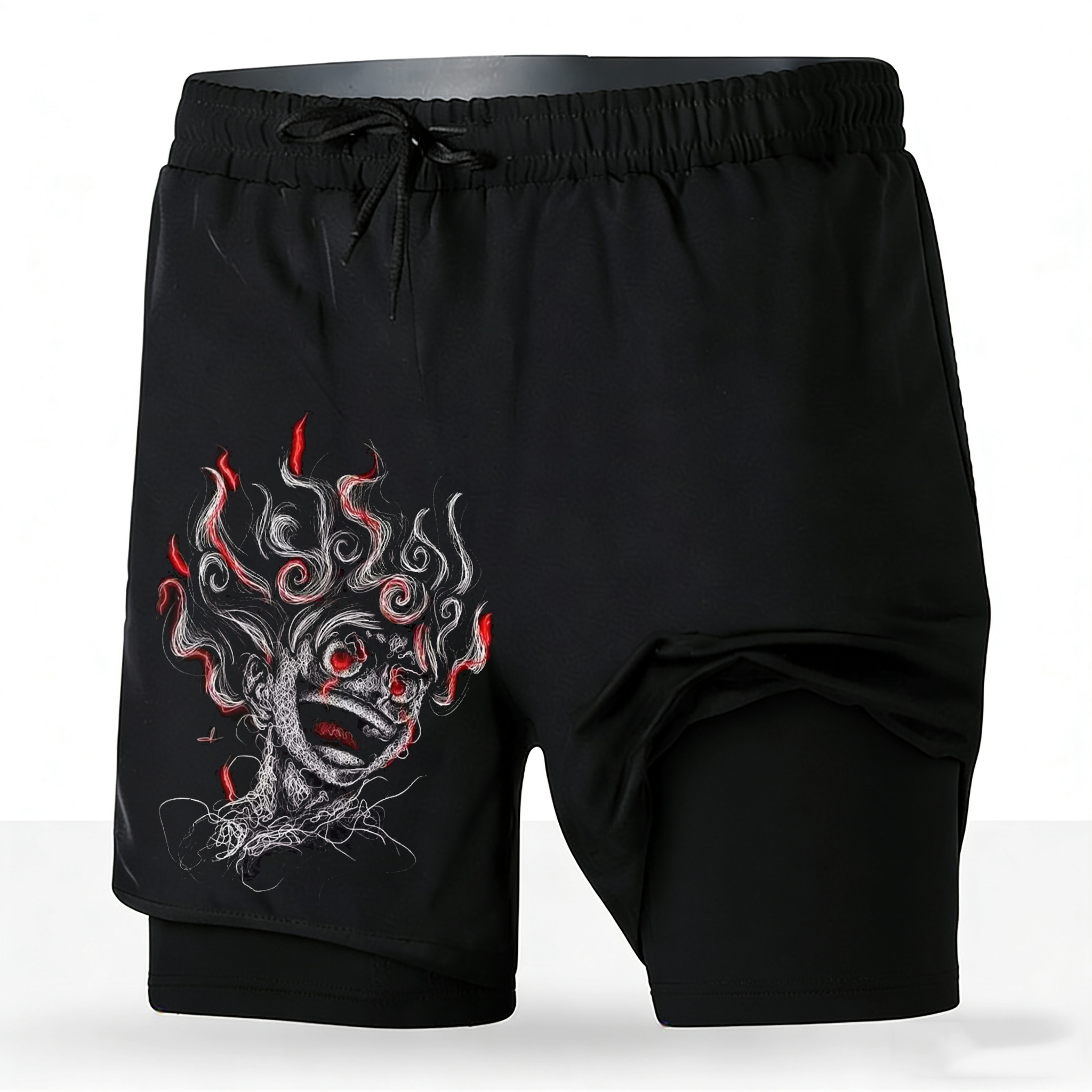 Men's One Piece Anime 2-in-1 R - مراجعة Running Gear In Japan وسعره