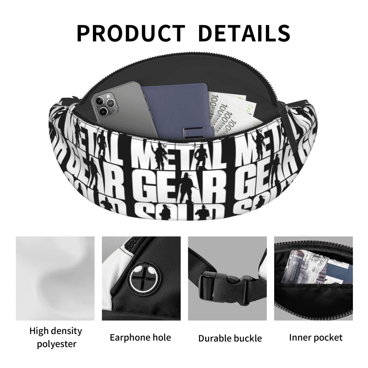 Crossbody Waist Bag Metal Gear - مراجعة Running Gear Bag For Men وسعره