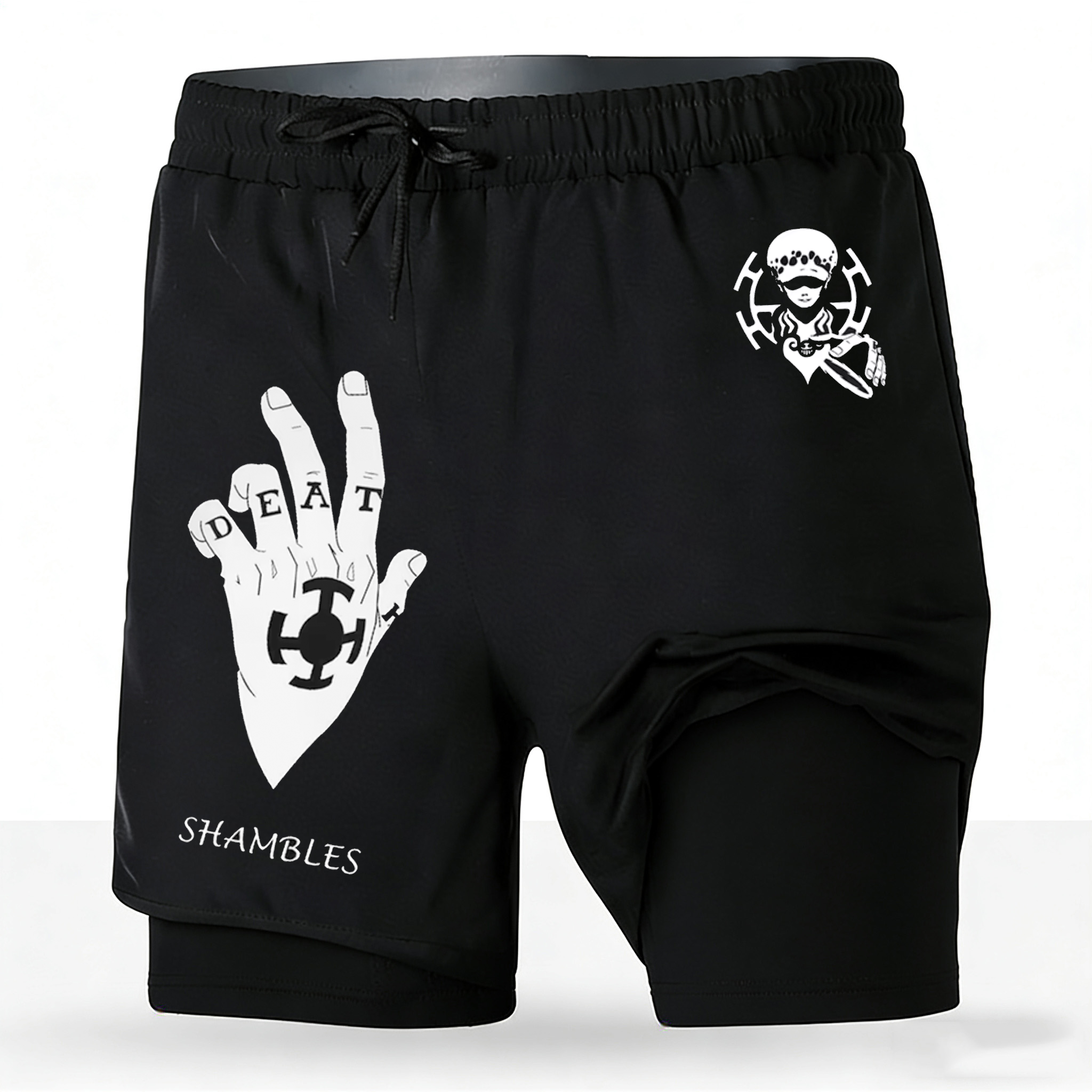 Men's One Piece Anime 2-in-1 R - مراجعة Running Gear In Japan وسعره