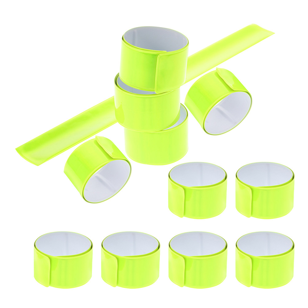 12Pcs Reflective Slap Bracelet - مراجعة Running Gear For Night وسعره
