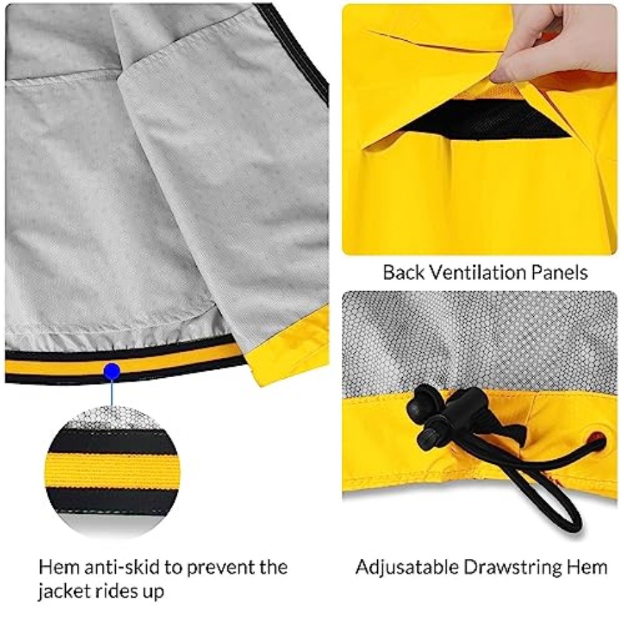 Men's Rain Jacket Waterproof W - مراجعة Running Gear In Rain وسعره