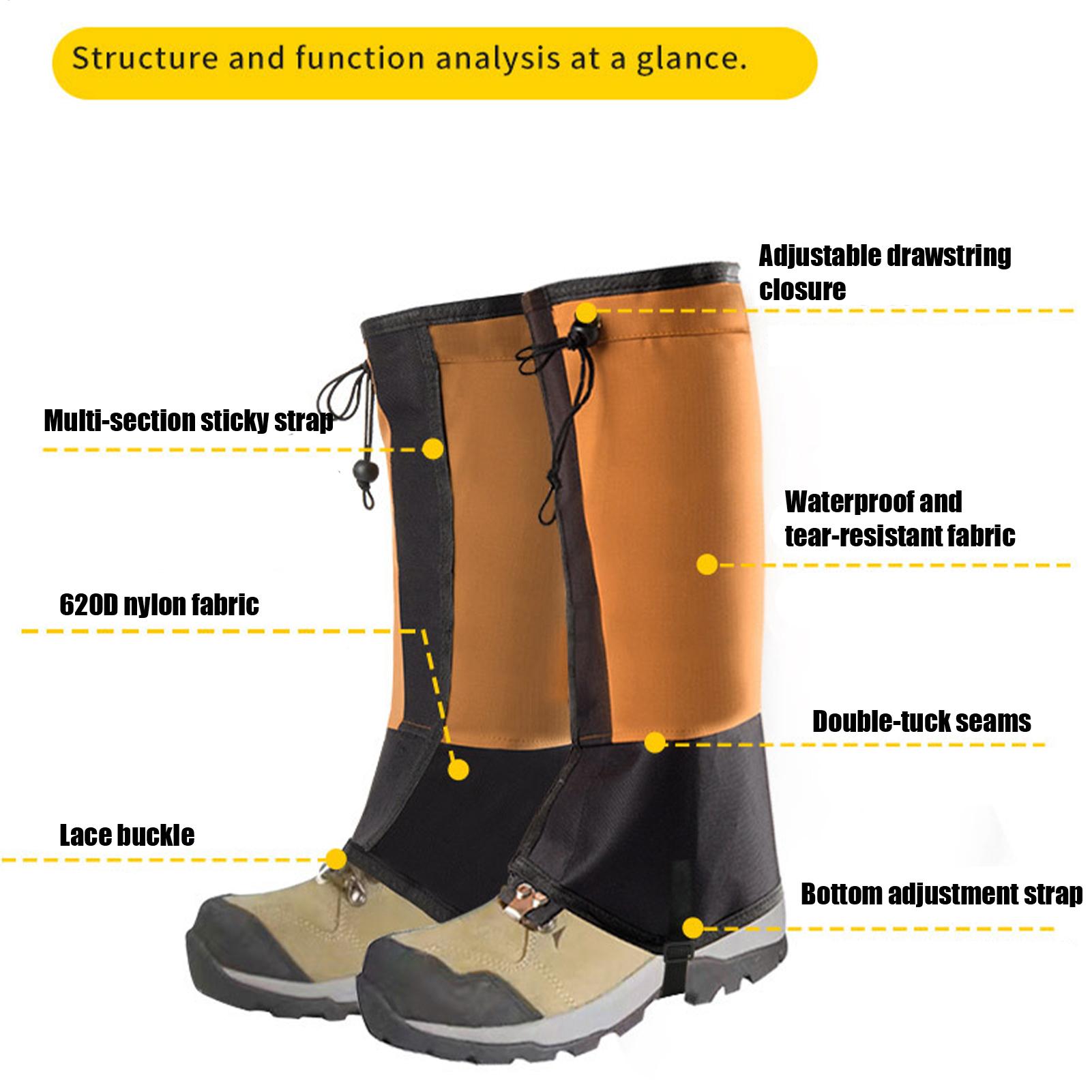 Waterproof Leg Gaiters for Hik - مراجعة Running Gear In Rain وسعره