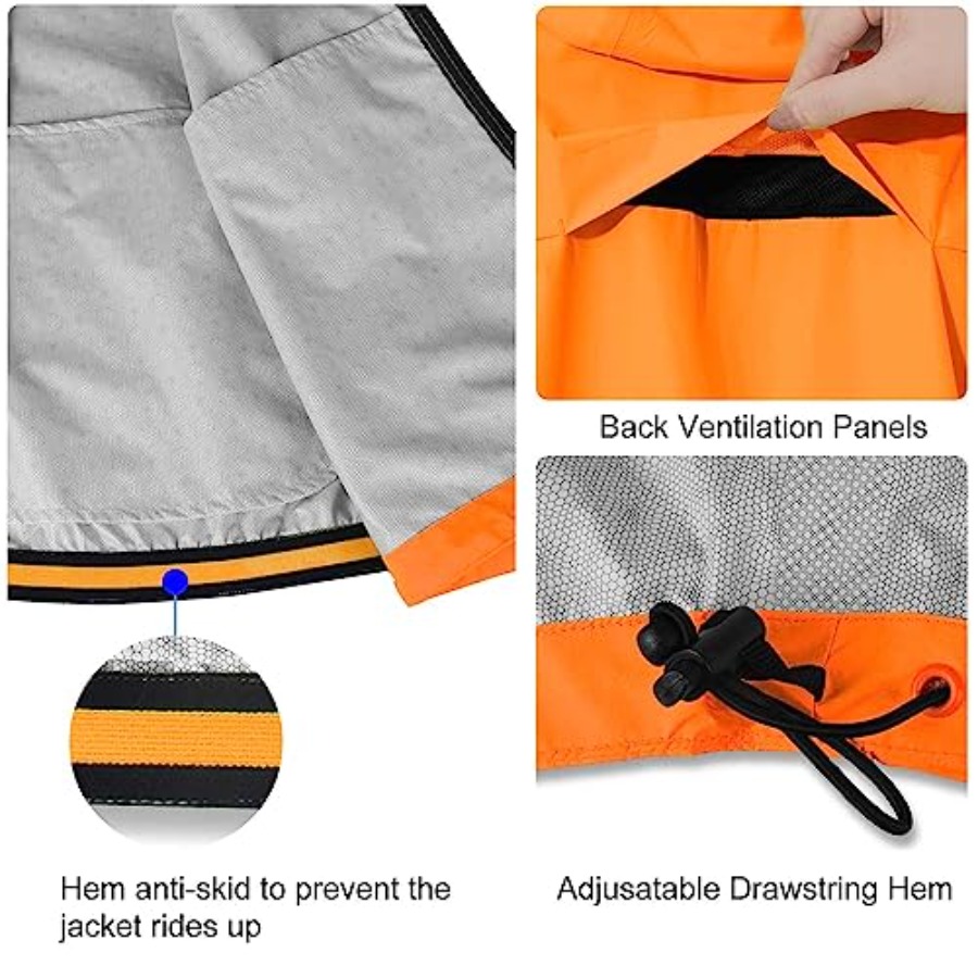 Men's Rain Jacket Waterproof W - مراجعة Running Gear In Rain وسعره
