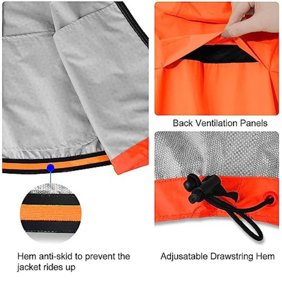 Men's Rain Jacket Waterproof W - مراجعة Running Gear In Rain وسعره