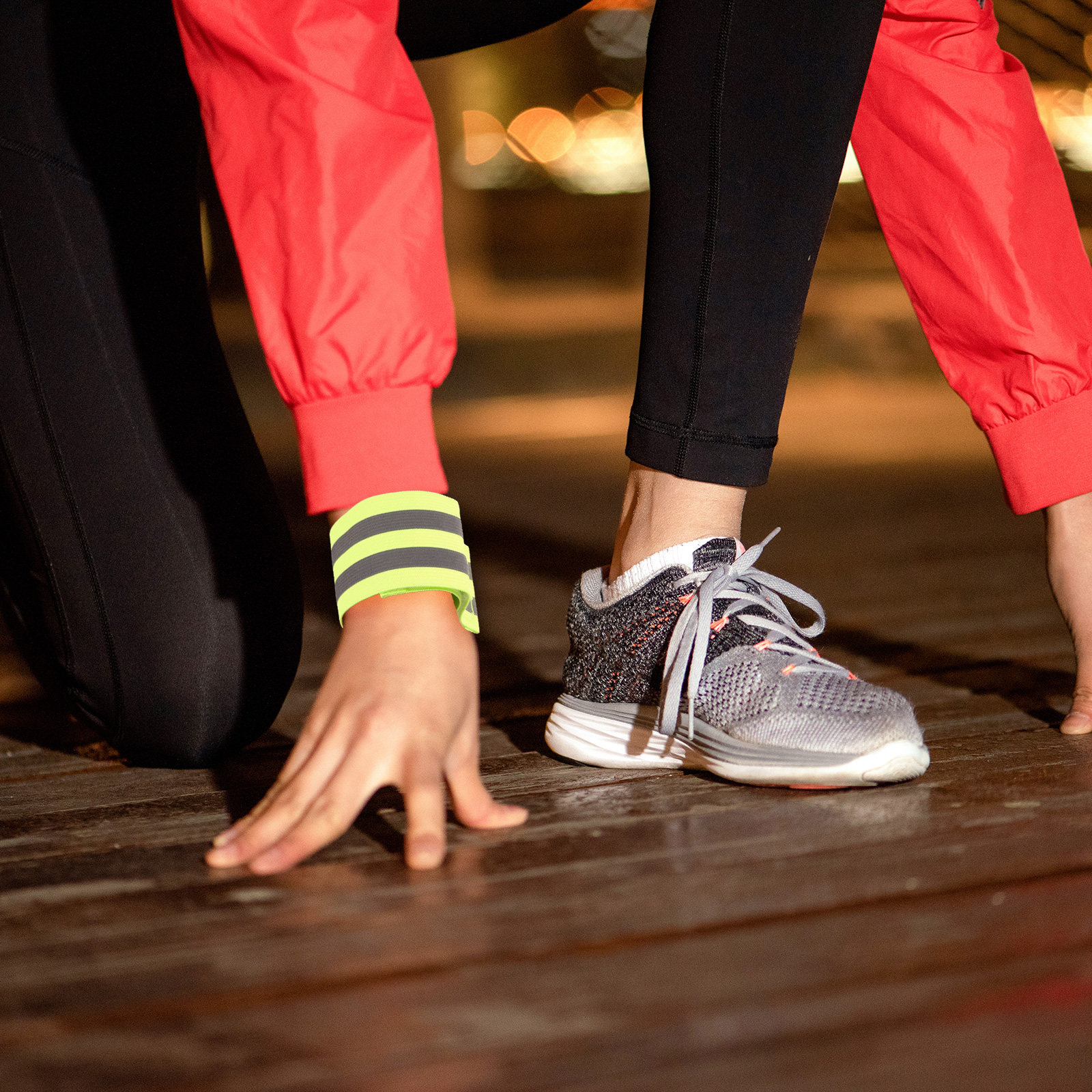 4Pairs Reflective Armband Wris - مراجعة Running Gear For Night وسعره